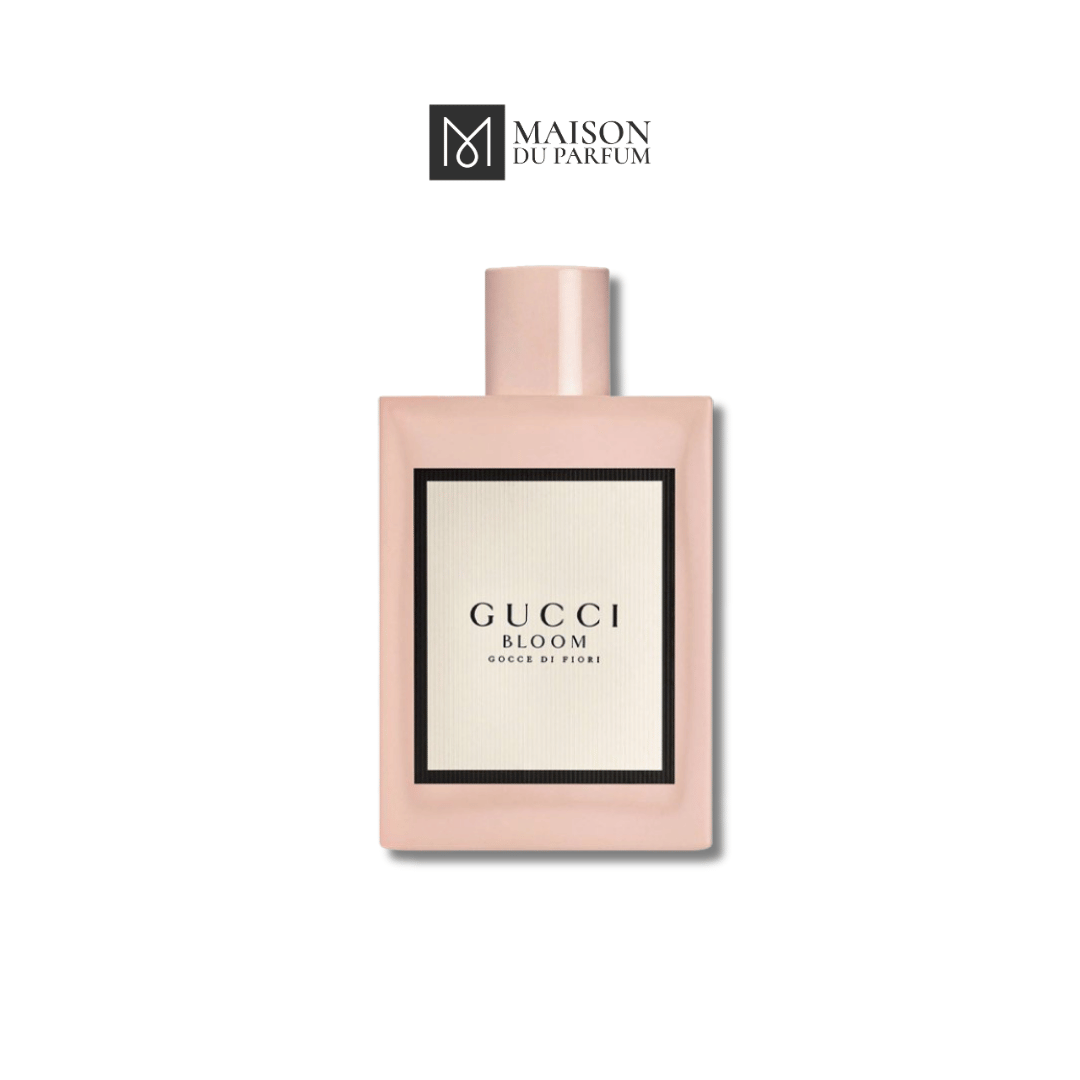 Chai nước hoa Gucci Bloom – thiết kế tối giản, màu hồng nude thanh lịch